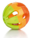 Beeztees plastic Wiggle bal 7,5 cm