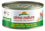 Almo Nature kattenvoer HFC Natural tonijn en mais 70 gr