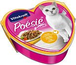 Vitakraft kattenvoer Poésie Sauce kip en groente 85 gr
