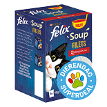 Felix kattenvoer Soup Strips Farm Selectie 6 x 48 gr