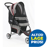 Innopet buggy Avenue shiny grey/red