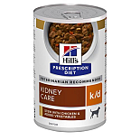 Hill's Prescription Diet Hondenvoer k/d Kip en Groenten 354 gr