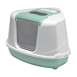 Moderna Kattenbak Flip Corner Mint Green/White