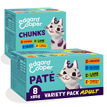 Edgard & Cooper Kat Natvoer  8 x 85 gr
