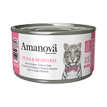 Amanova Kattenvoer Tuna & Seaweed in Jelly 70 gr