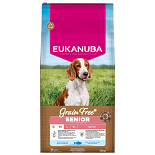 Eukanuba Hondenvoer Senior S/M Grain Free Ocean Fish 12 kg