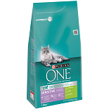 One kattenvoer Sensitive kalkoen en rijst 1,5 kg