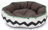 Beeztees kattenmand Mukke zwart/wit/bruin