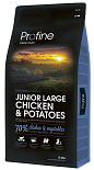 Profine hondenvoer Junior Large Chicken & Potatoes 15 kg