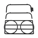 District 70 Voerbakstandaard Butler Zwart