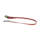 Hondenlijn Comfortleder Rood