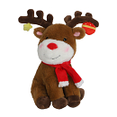 Hondenspeelgoed Kerst Rendier met Bel