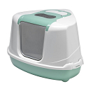 Moderna Kattenbak Flip Corner Mint Green/White