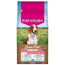 Eukanuba Hondenvoer Senior S/M Grain Free Ocean Fish 12 kg