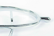 Harry's Horse Sporen knop verchroomd + riem D15