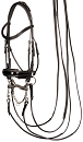Harry's Horse hoofdstel stang & trens Grand Prix zwart