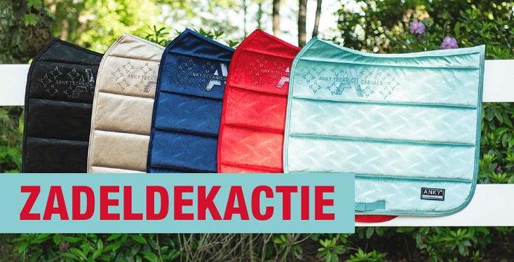 Nu 20% korting op zadeldekjes