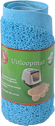 Uitloopmat Poot Lichtblauw