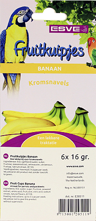 ESVE fruitkuipjes Banaan