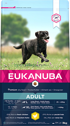 Eukanuba Hondenvoer Adult L/XL Chicken 3 kg
