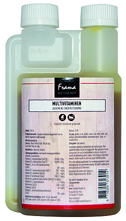 Frama Best For Pets Multivitamine 250 ml