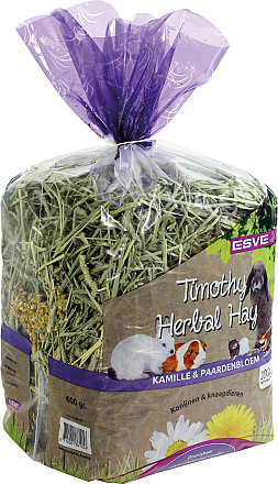 ESVE Timothy Herbal Hay kamille en paardenbloem 600 gr