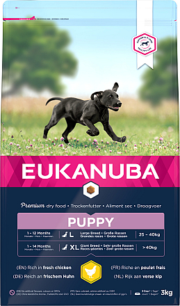 Eukanuba Hondenvoer Puppy L/XL Chicken<br> 3 kg
