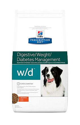 Hill's Prescription Diet hondenvoer w/d 4 kg