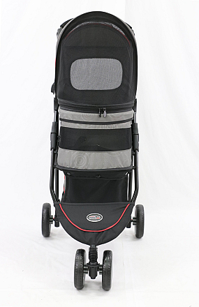 Innopet buggy Avenue shiny grey/red