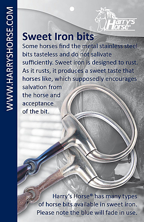 Harry's Horse onderlegtrens Sweet Iron oval link 14 mm