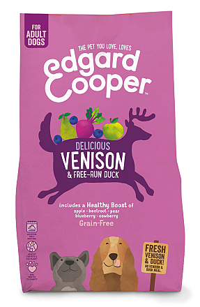 Edgard & Cooper hondenvoer Adult hert en eend 2,5 kg