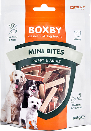 Proline Boxby Puppy Snacks Mini Bites <br>100 gr