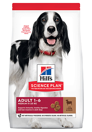 Hill's Science Plan Adult Medium lam & rijst <br>2,5 kg