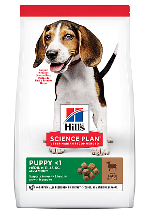 Hill's Science Plan Puppy Medium lam & rijst 2,5 kg