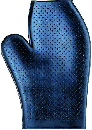 Harry's Horse washandschoen rubber zwart