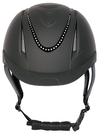 Harry's Horse rijhelm Chinook crystal zwart