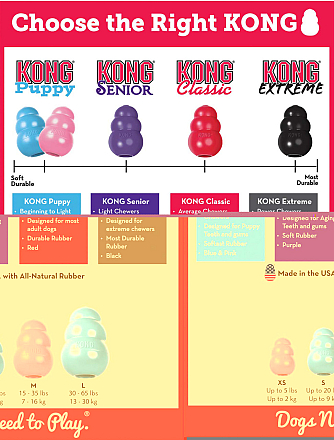 Kong Puppy assorti