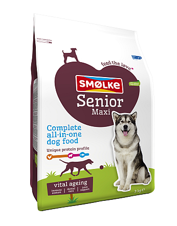 Smølke hondenvoer Senior Maxi 3 kg