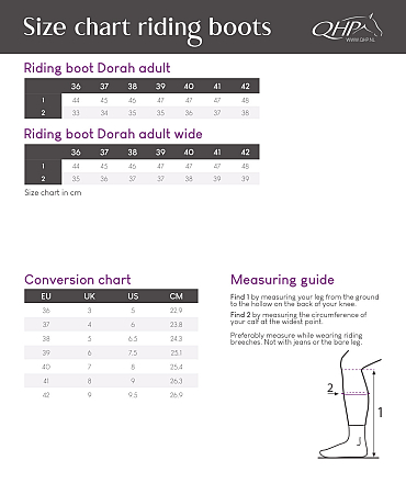 QHP Rijlaars Dorah Adult Zwart