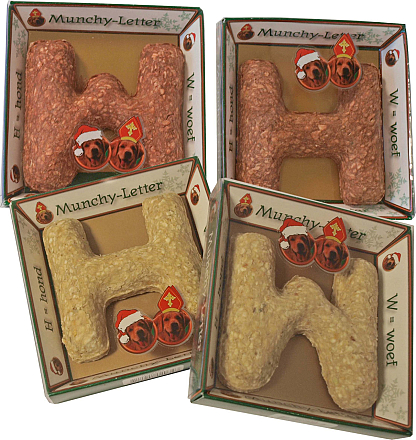 Munchy Letter W en H Assorti