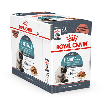 Royal Canin Kattenvoer Hairball Care in Gravy 12 x 85 gr