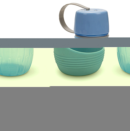Beeztees draagbare drinkset Aventura blauw 850 ml