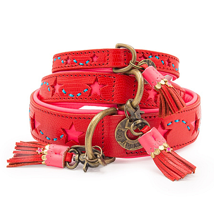 Dog with a Mission halsband Pink Star