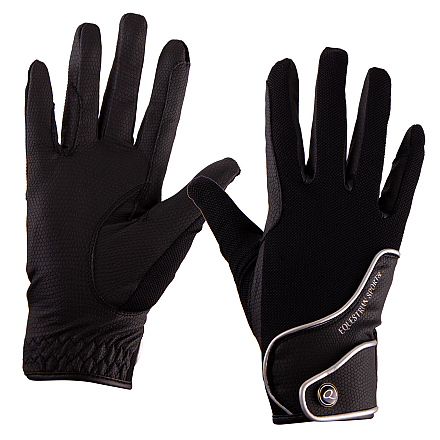 QHP Handschoen Summer Mesh Zwart