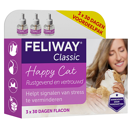 Feliway Classic refill tripack 3 x 48 ml