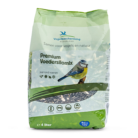 Vogelbescherming Nederland Premium voedersilomix 4 ltr