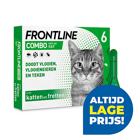 Frontline Combo kat <br>6 pipetten