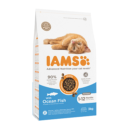 IAMS Kattenvoer Kitten Ocean Fish 3 kg