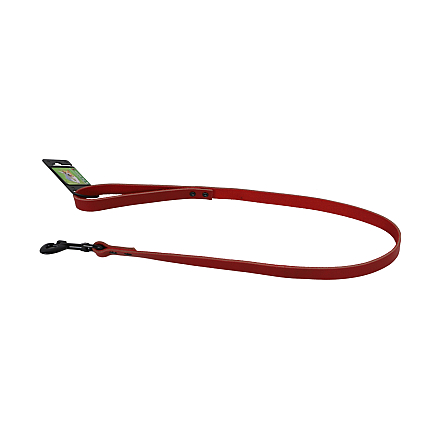 Hondenlijn Comfortleder Rood