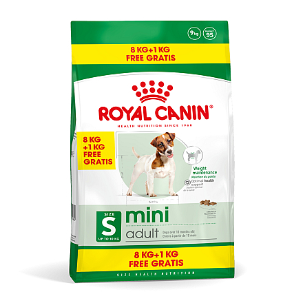 Royal Canin Hondenvoer Mini Adult 8 + 1 kg
